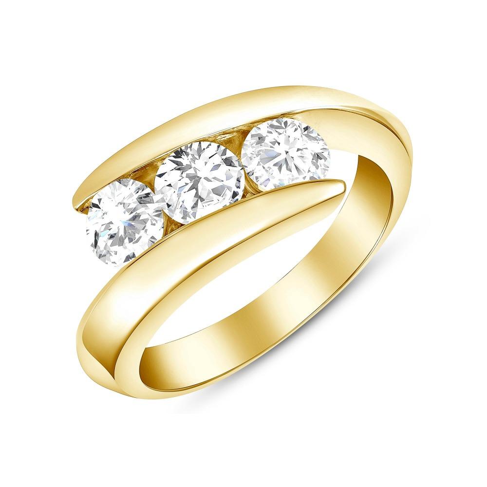 En vente :  Bracelet en diamants à trois pierres pour femme de 0,65 carat 3
