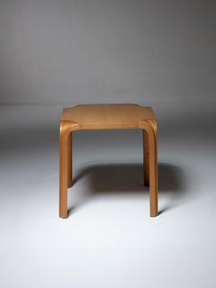 Drei Hocker Modell "X 601" von Alvar Aalto für Artek, Finnland, 1950er Jahre