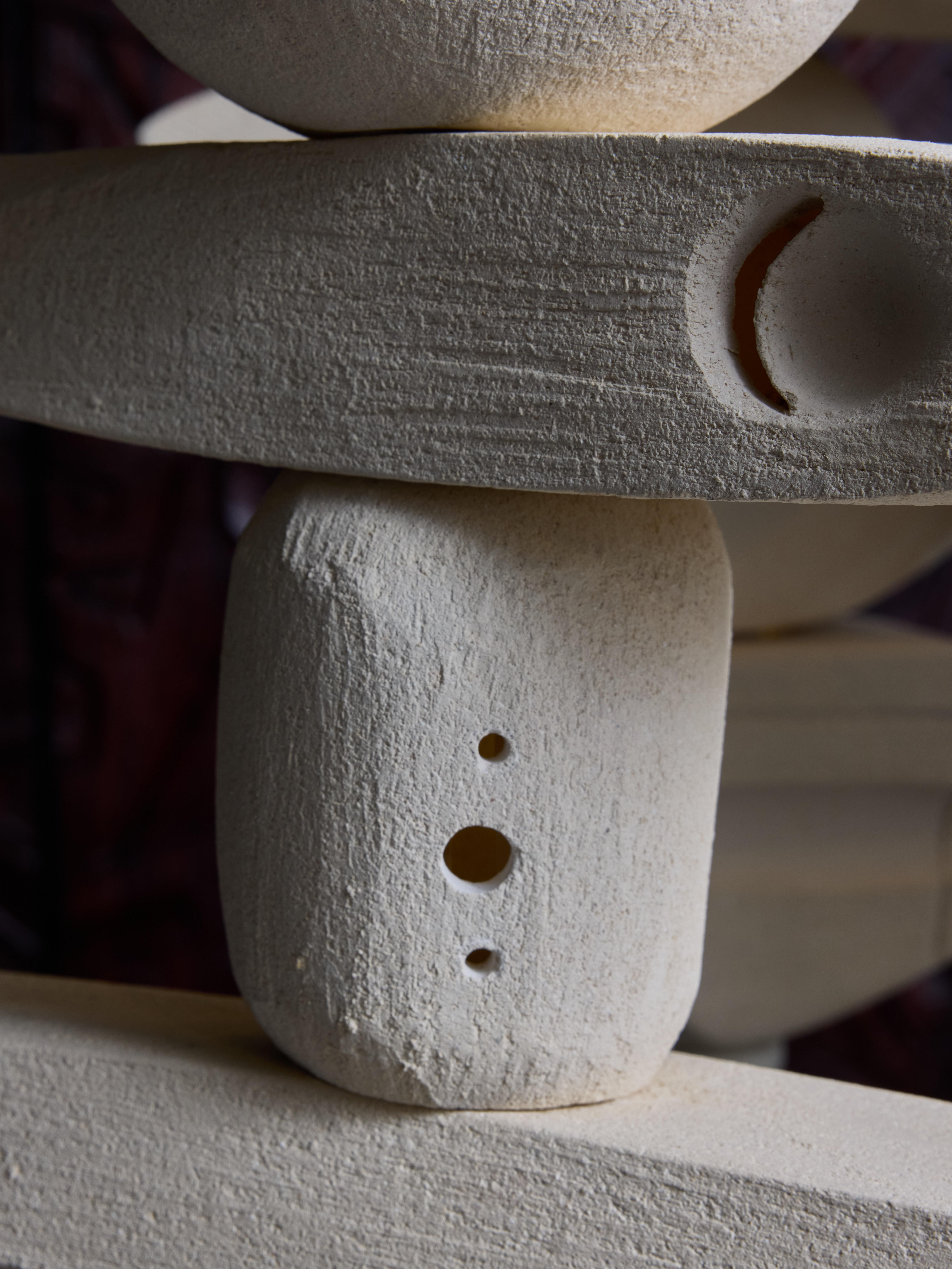 Three Suspended Totems Fixture by Olivia Cognet For Sale 2