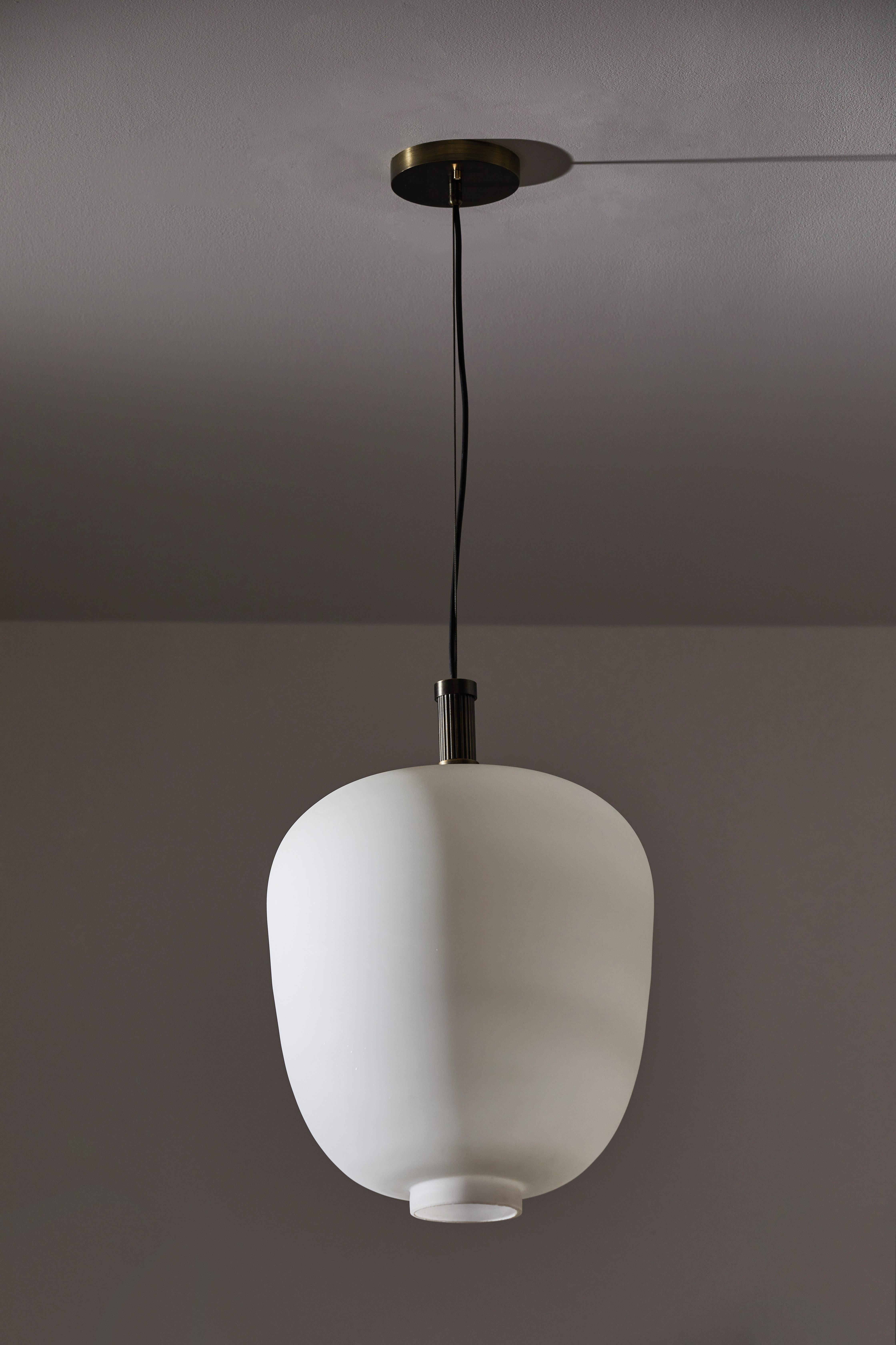 Two Suspension Light by Vilhelm Lauritzen In Good Condition In Los Angeles, CA
