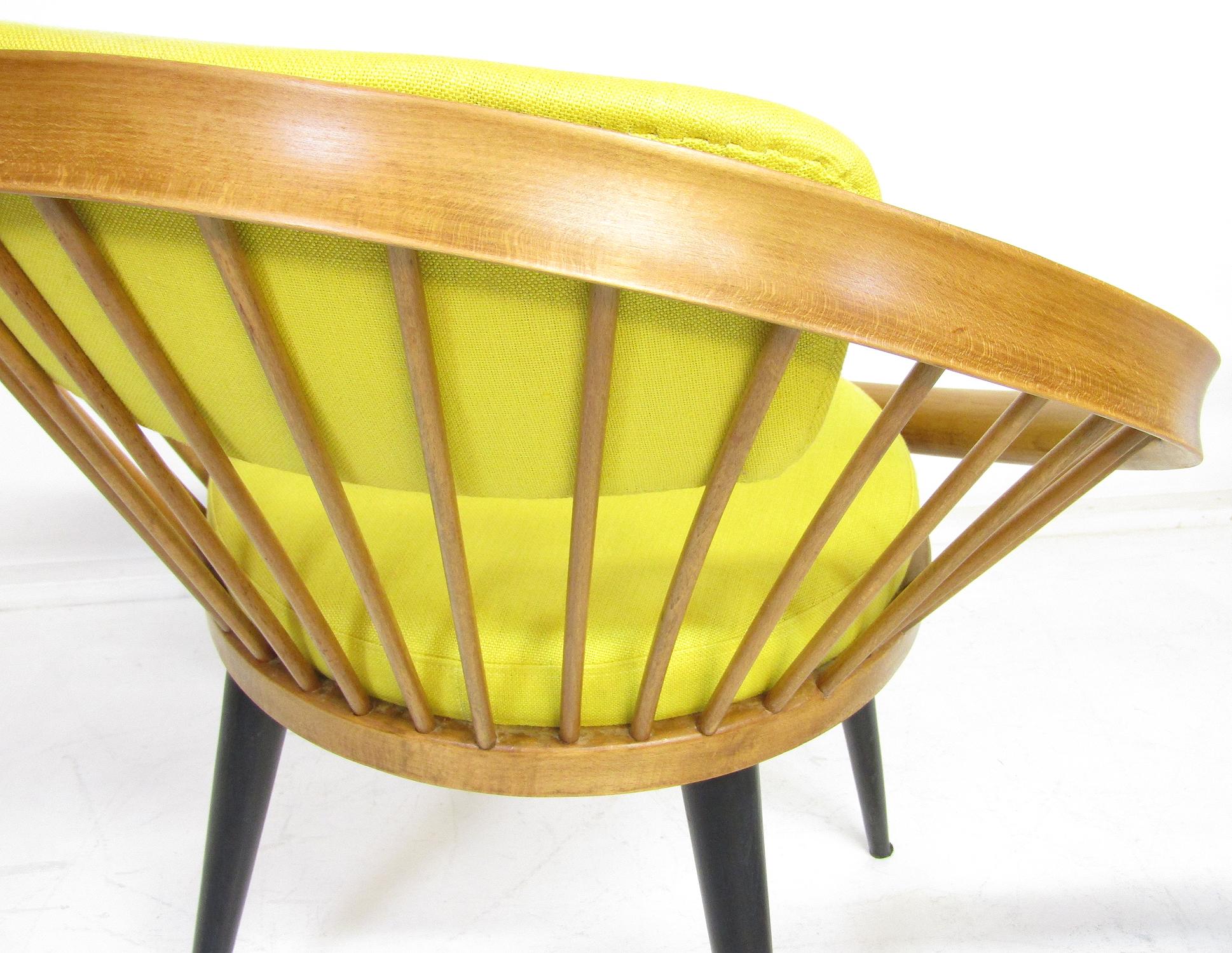 Trois chaises de cocktail suédoises des années 1950 « Circle » de Yngve Ekstrom pour Swedese en vente 7