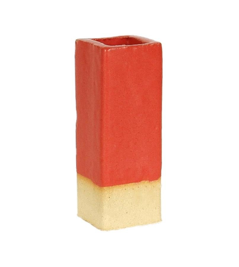 Three-Tier Ceramic Hex planter in cherry red. Made to order.

Bzippy ceramic goods are one-of-a-kind stoneware / earthenware editions including furniture, planters and home accessories.

Each piece is designed, hand-built, glazed, and fired in our