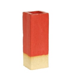 Three-Tier Ceramic Hex Planter in Cherry Red by BZIPPY