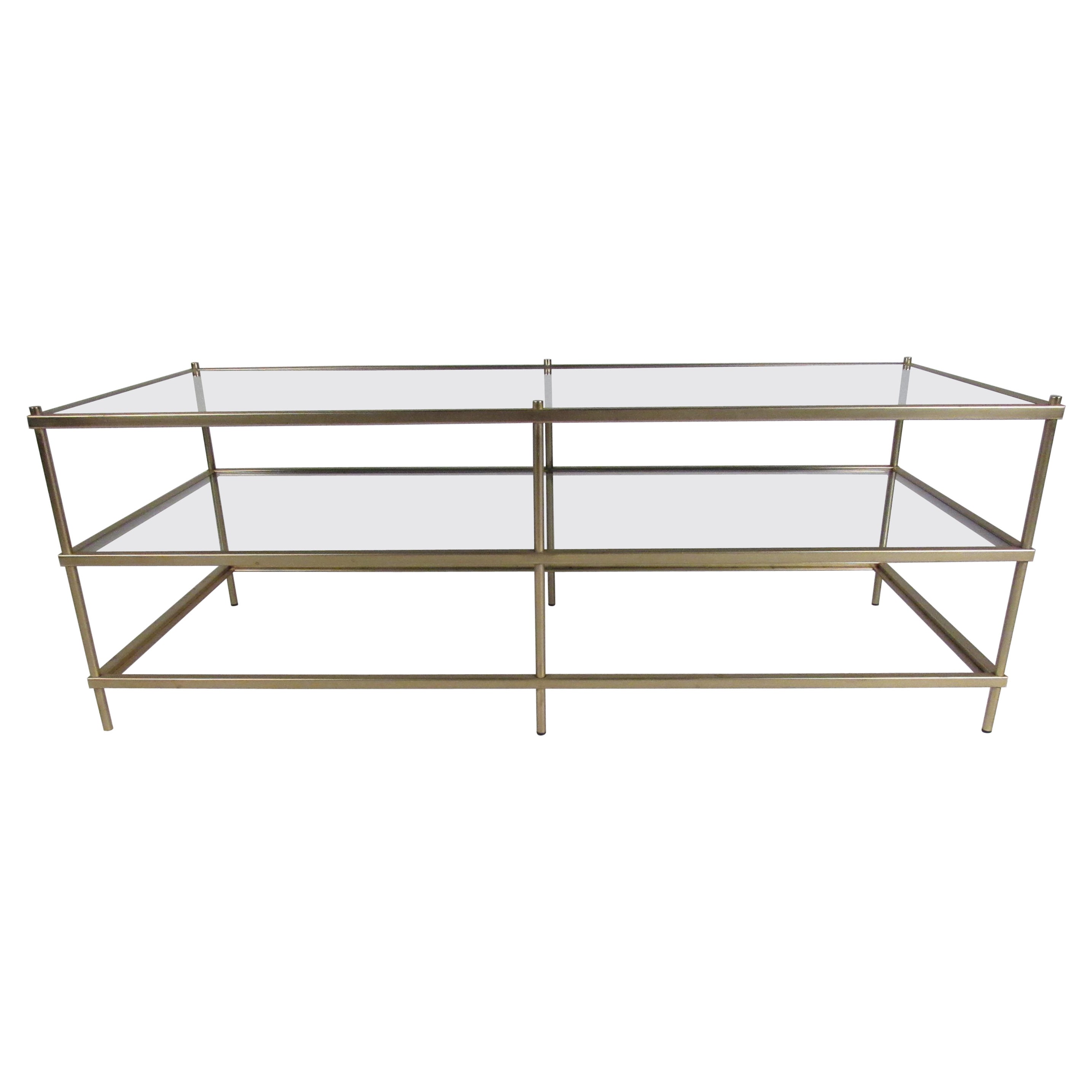 Three Tier Mid-Century Modern Coffee Table