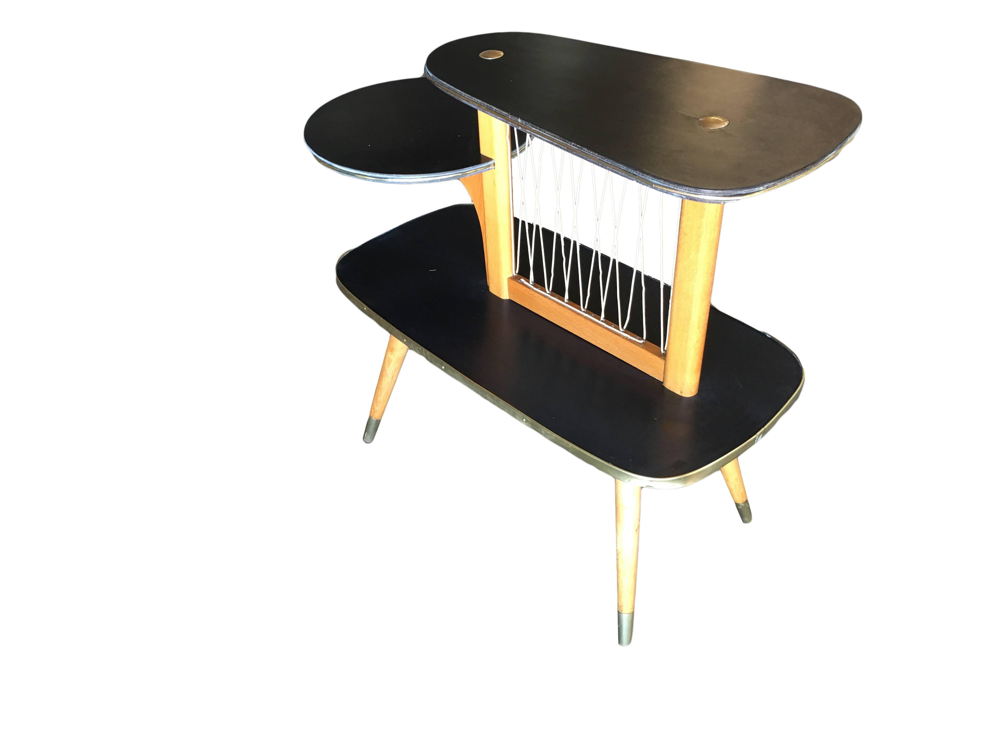 Mid-20th Century Three-Tier Midcentury French Side Tables, Set