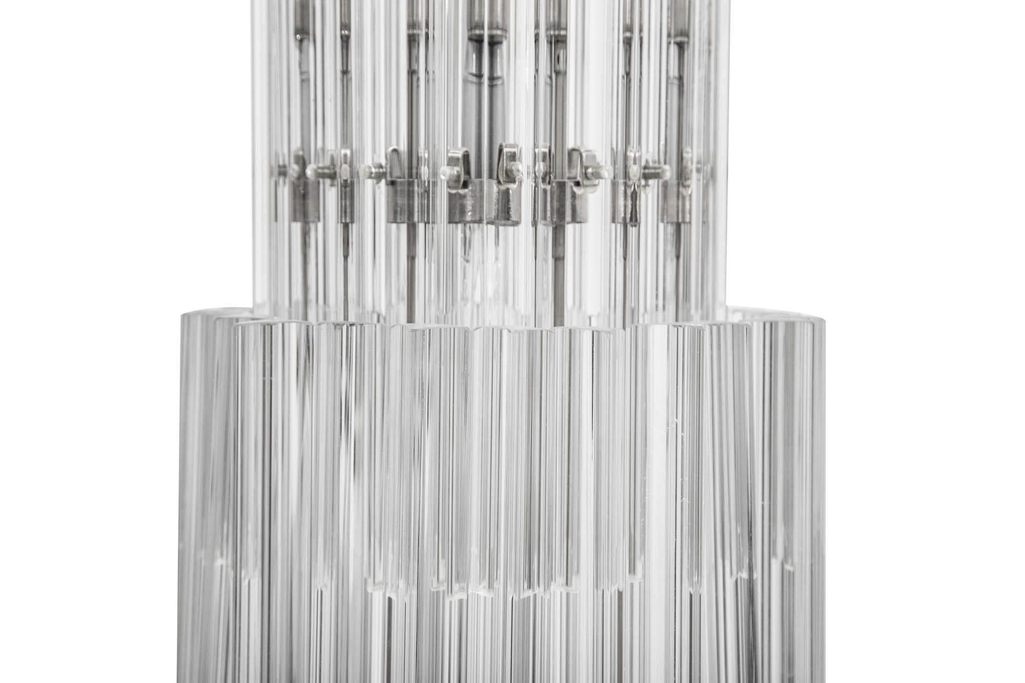Muranoglas Dreistöckig  Stehlampe von Venini (Moderne) im Angebot