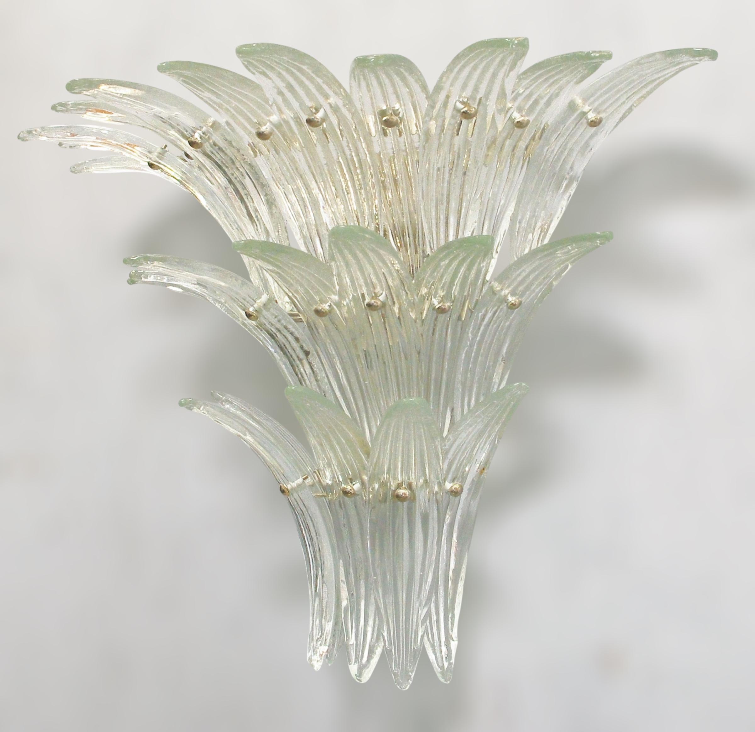 italien Three-Tier Palmette Sconce by Fabio Ltd en vente