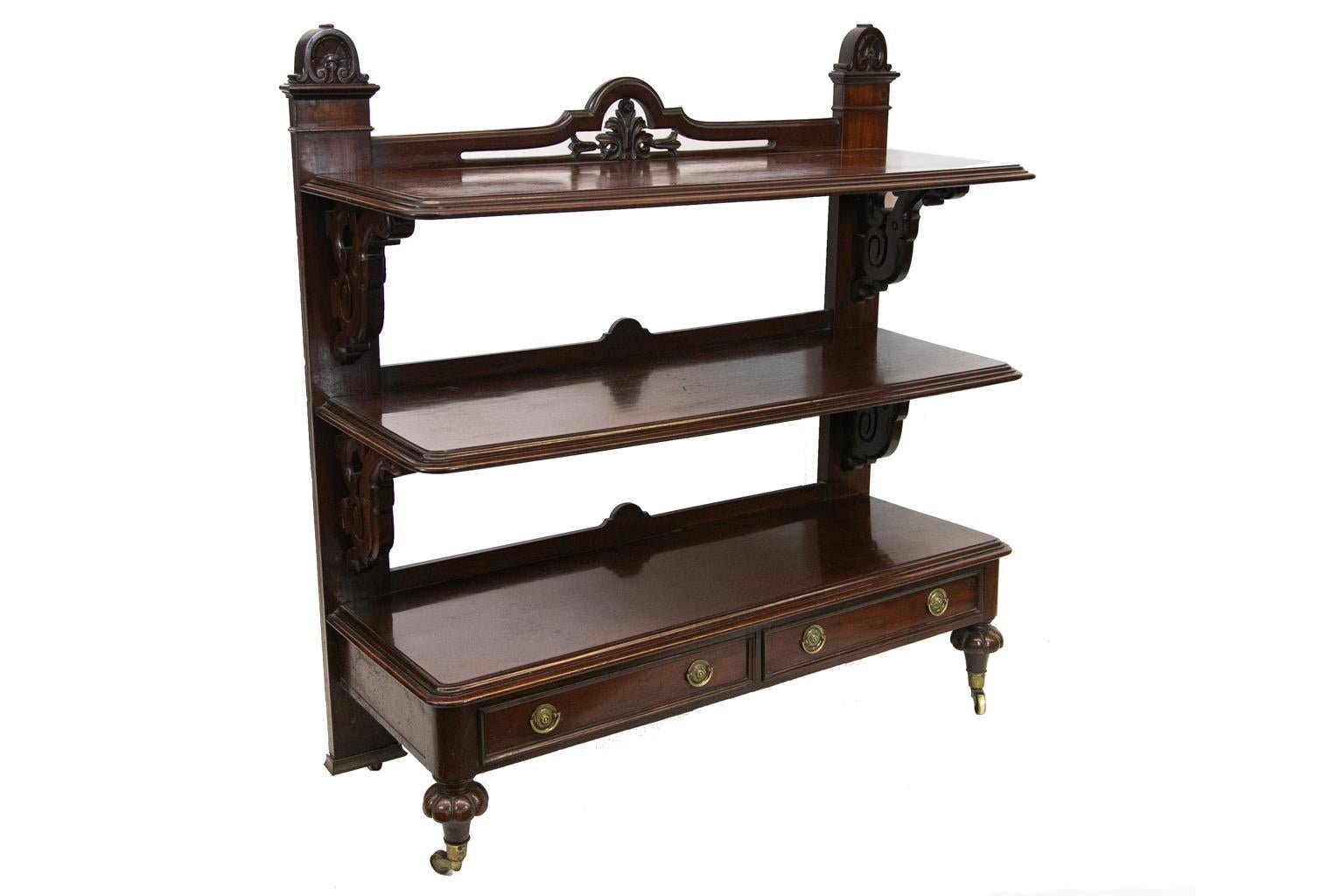 Three-Tiered English William IV Server For Sale 1