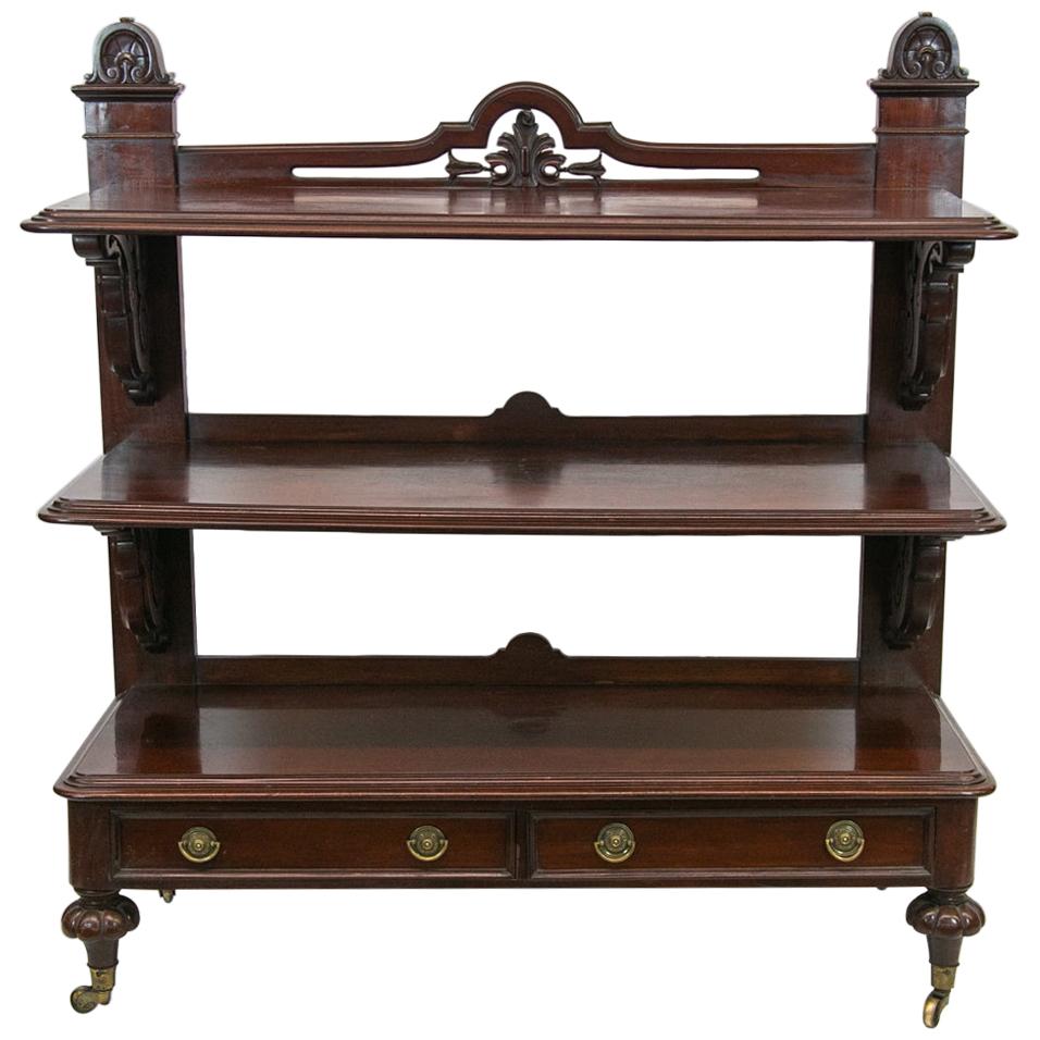Three-Tiered English William IV Server For Sale