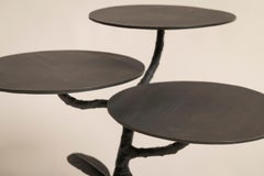 Three Tiered Iron Table, Stephanie Odegard, Botanical Tables Collection, 2013