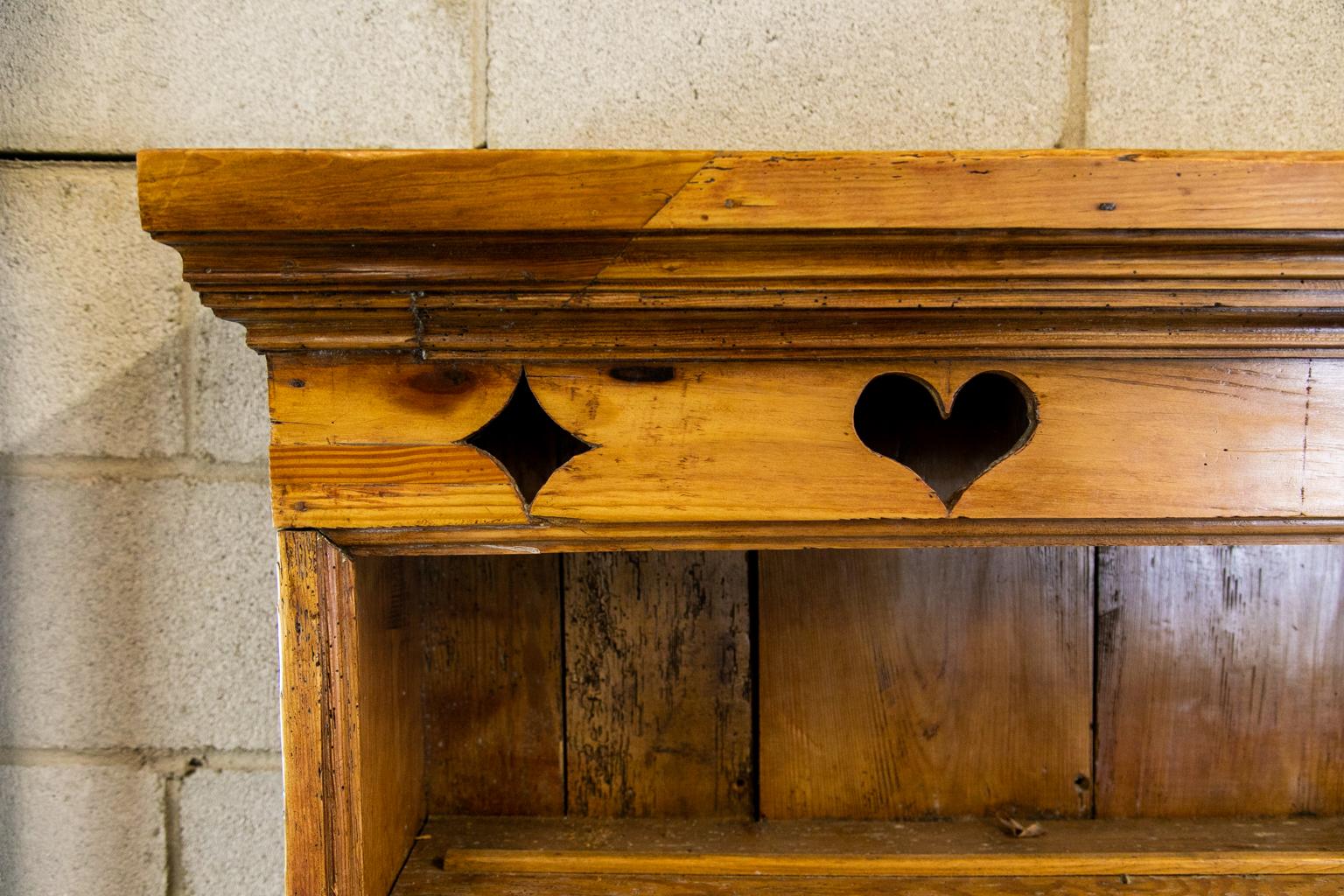Early 19th Century Three-Tiered Pine Hanging Shelf