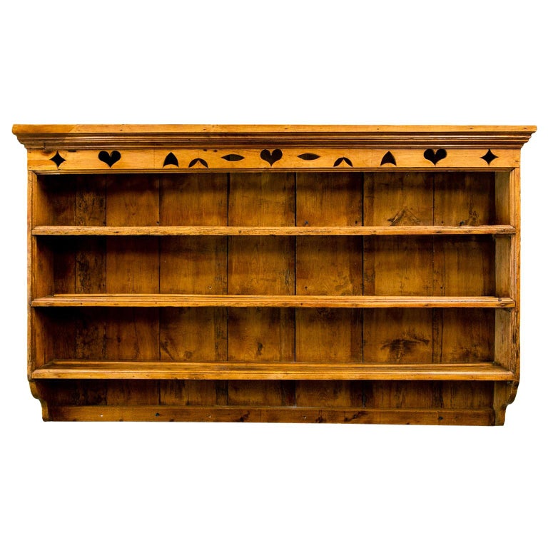 ThreeTiered Pine Hanging Shelf For Sale at 1stDibs