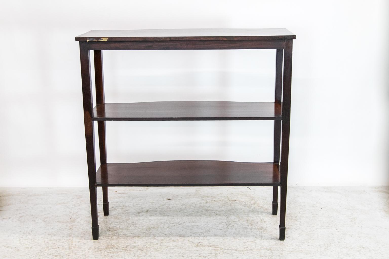 Three-Tiered Serpentine Shelf/Server For Sale 3