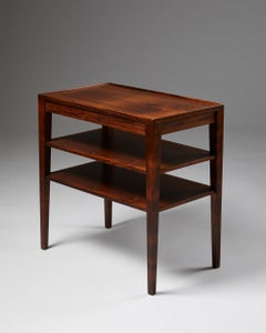 Three-Tiered Side Table, Anonymous, Denmark, 1950's