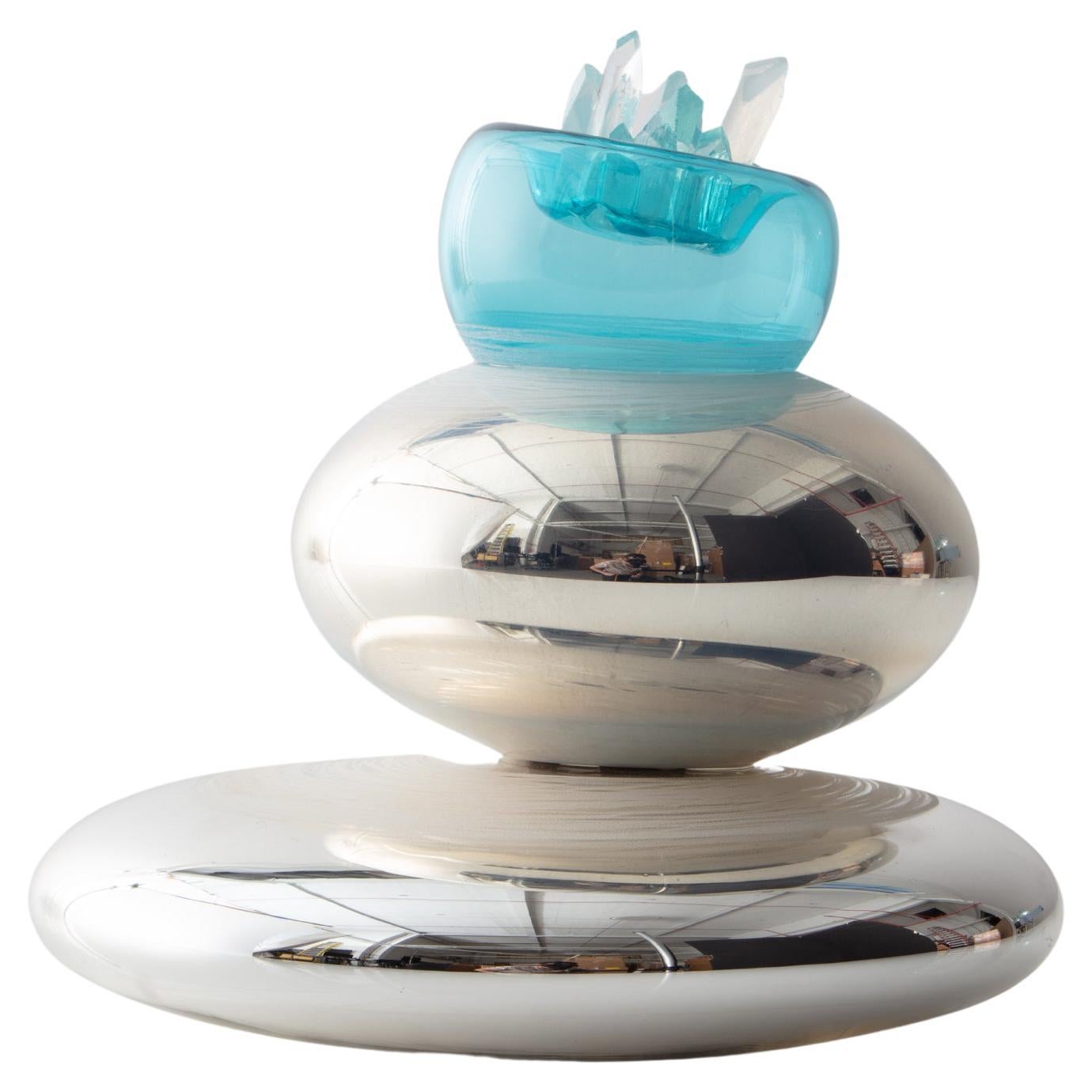 Three-Tiered Stacked Bubble Sculpture by Jeff Zimmerman For Sale