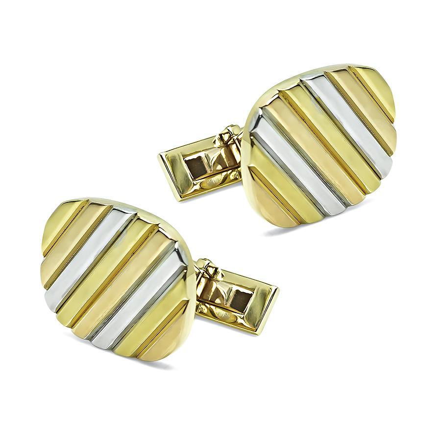 Gemelos de oro tricolor en Bueno estado para la venta en New York, NY