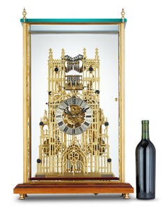 Three-Train Skeleton Clock by John McConnell