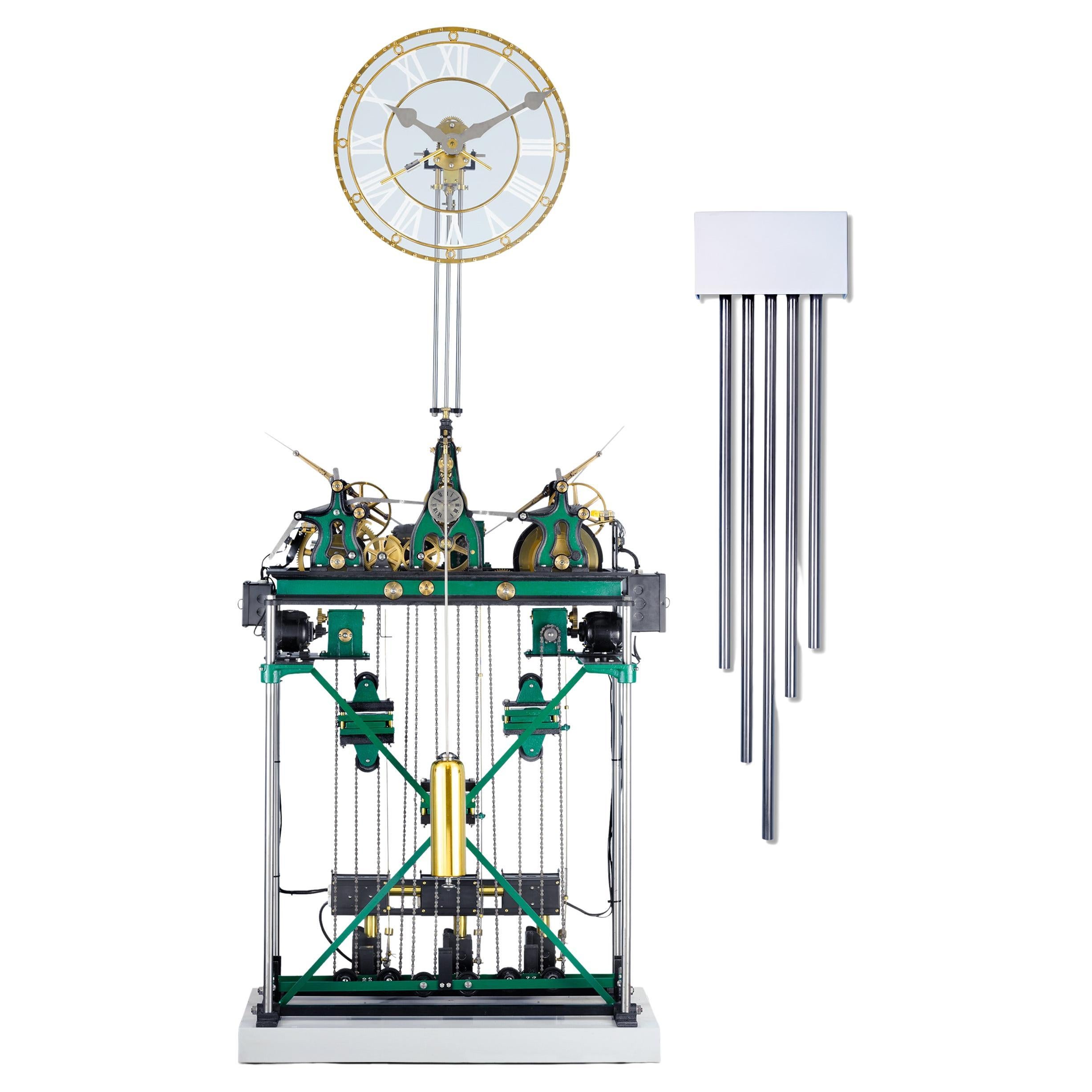 Three-Train Tower Clock by Seth Thomas