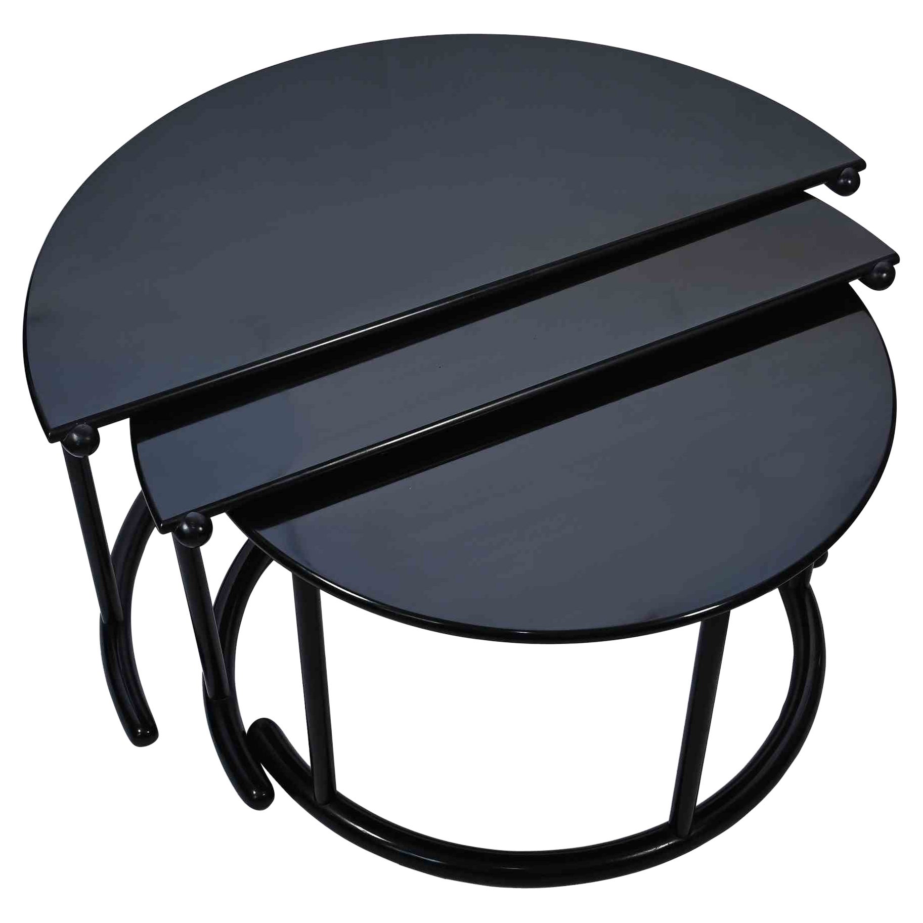 Table basse Three Tria de Gianfranco Frattini pour Morphos, Acerbis, années 1980