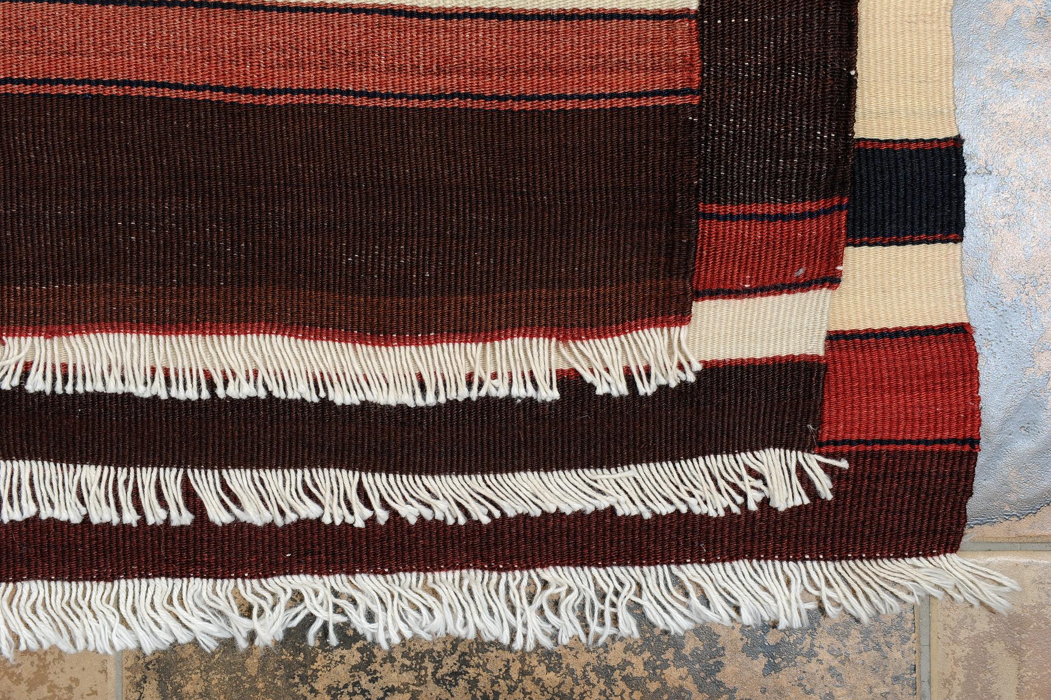 Three Turkish Kilim Strips or Flatwave also for Coating or Pillows In Excellent Condition For Sale In Alessandria, Piemonte