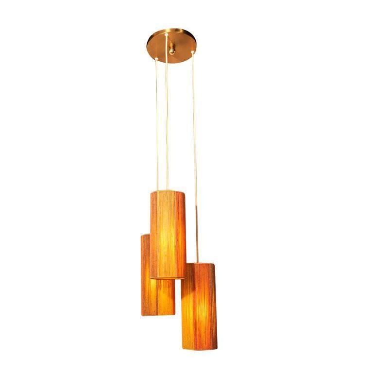 Three Unit Hanging Fixture For Sale