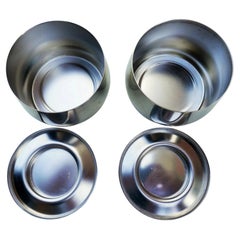 Trois sucriers Alfra/Alessi inutilisés