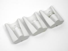 Three Very Rare 1950s Ceramic Sconces Model 6454 by Wilhelm Wagenfeld