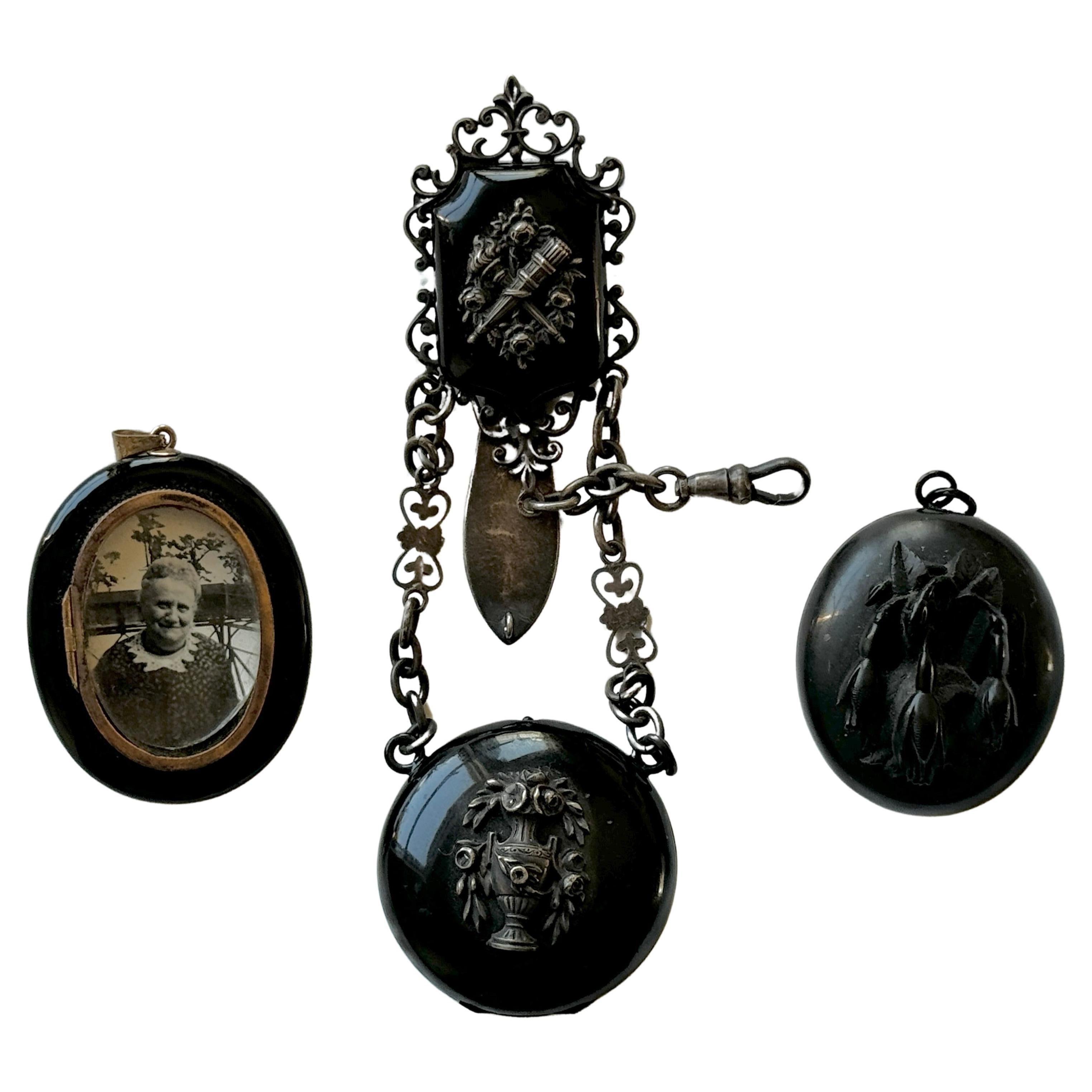 Three Victorian Pieces of Morning Chatelain 