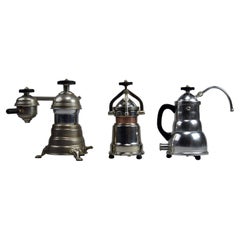 Three Vintage Espresso Machines