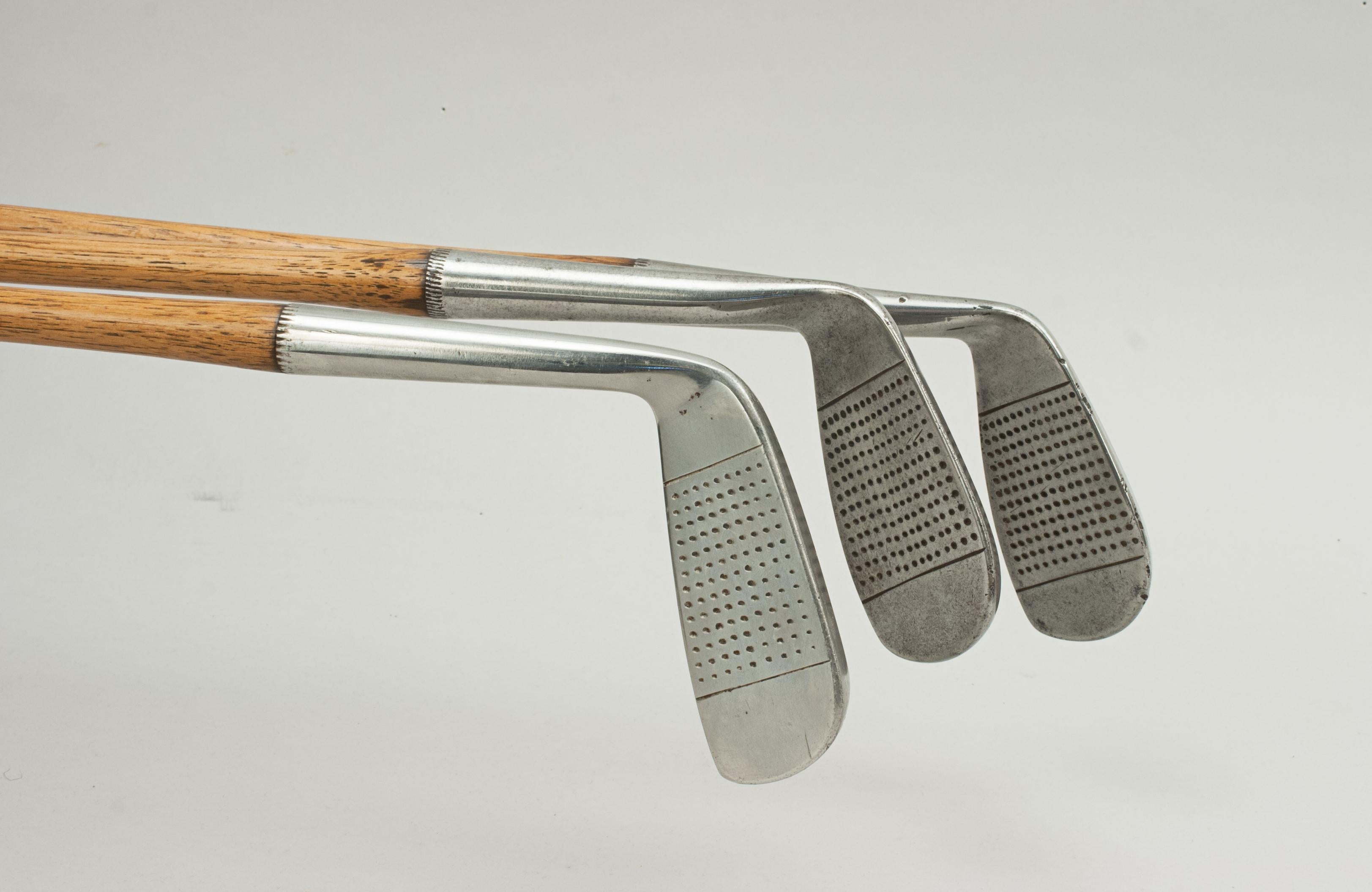 Three Vintage Playable Gibson Hickory Golf Clubs 5