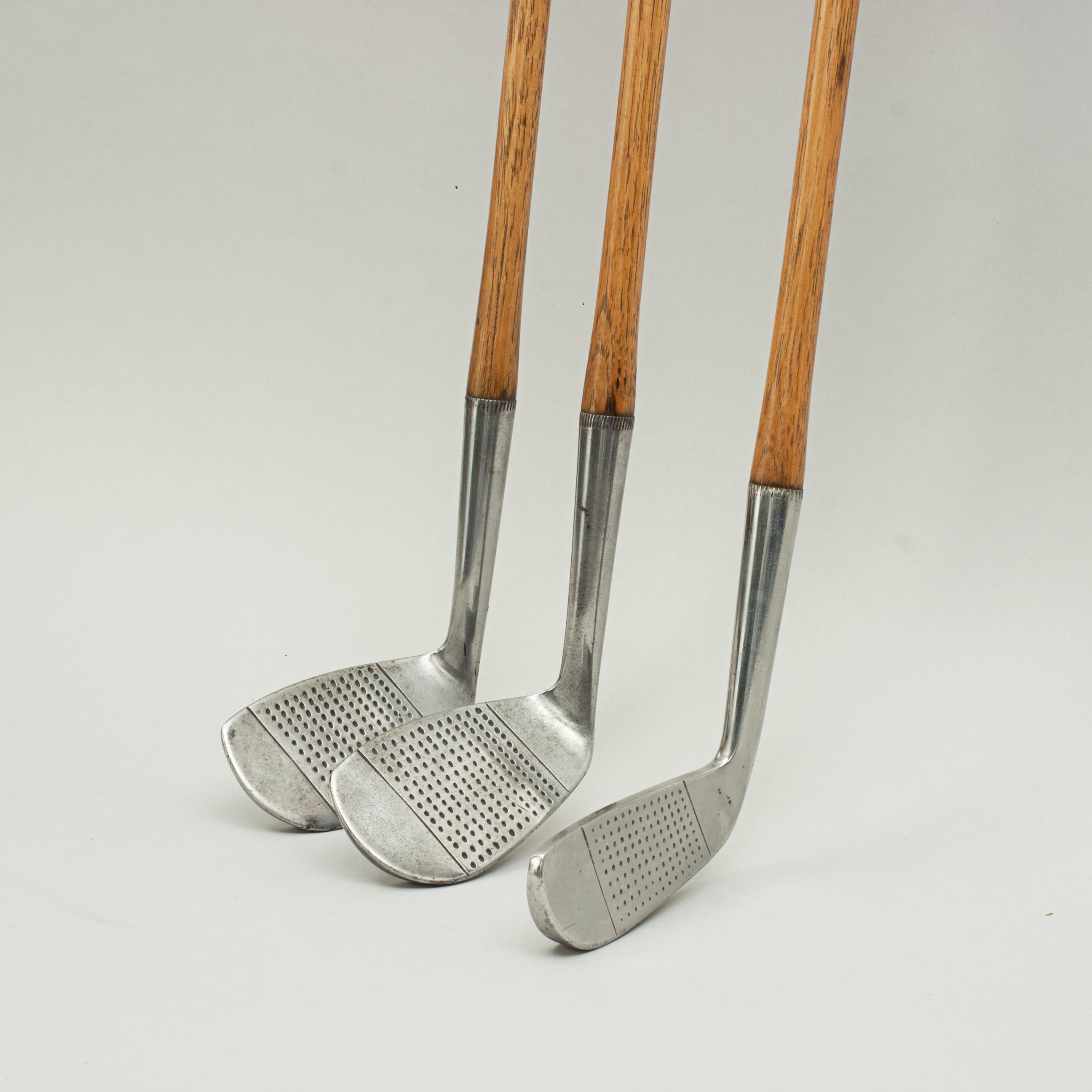 Three Vintage Playable Gibson Hickory Golf Clubs 6