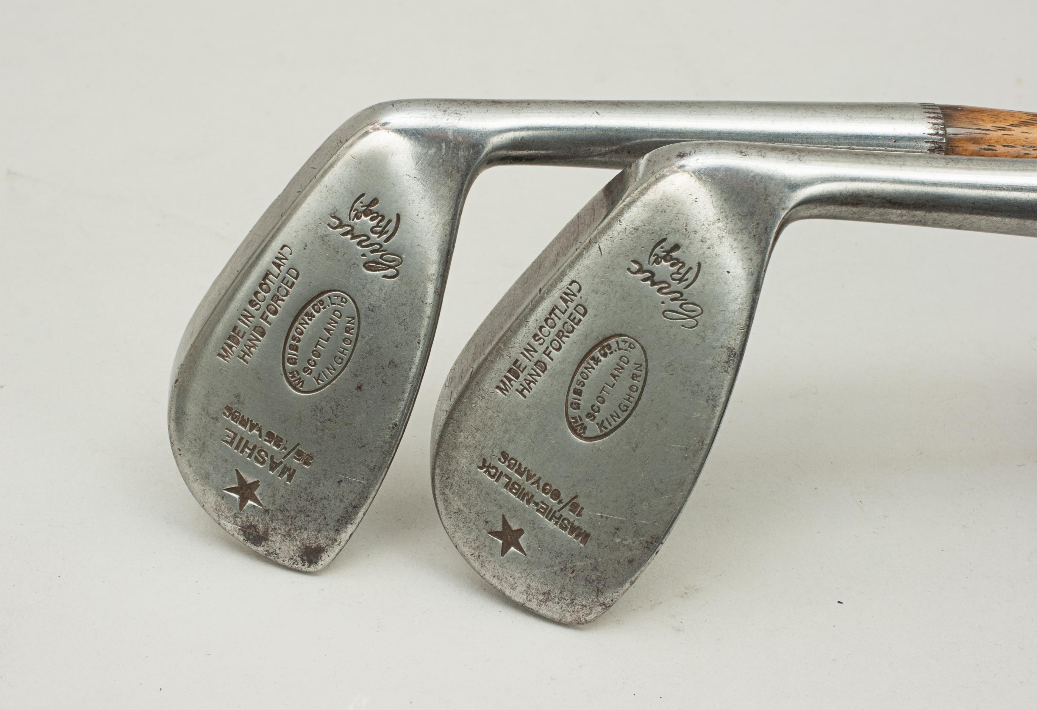 Iron Three Vintage Playable Gibson Hickory Golf Clubs