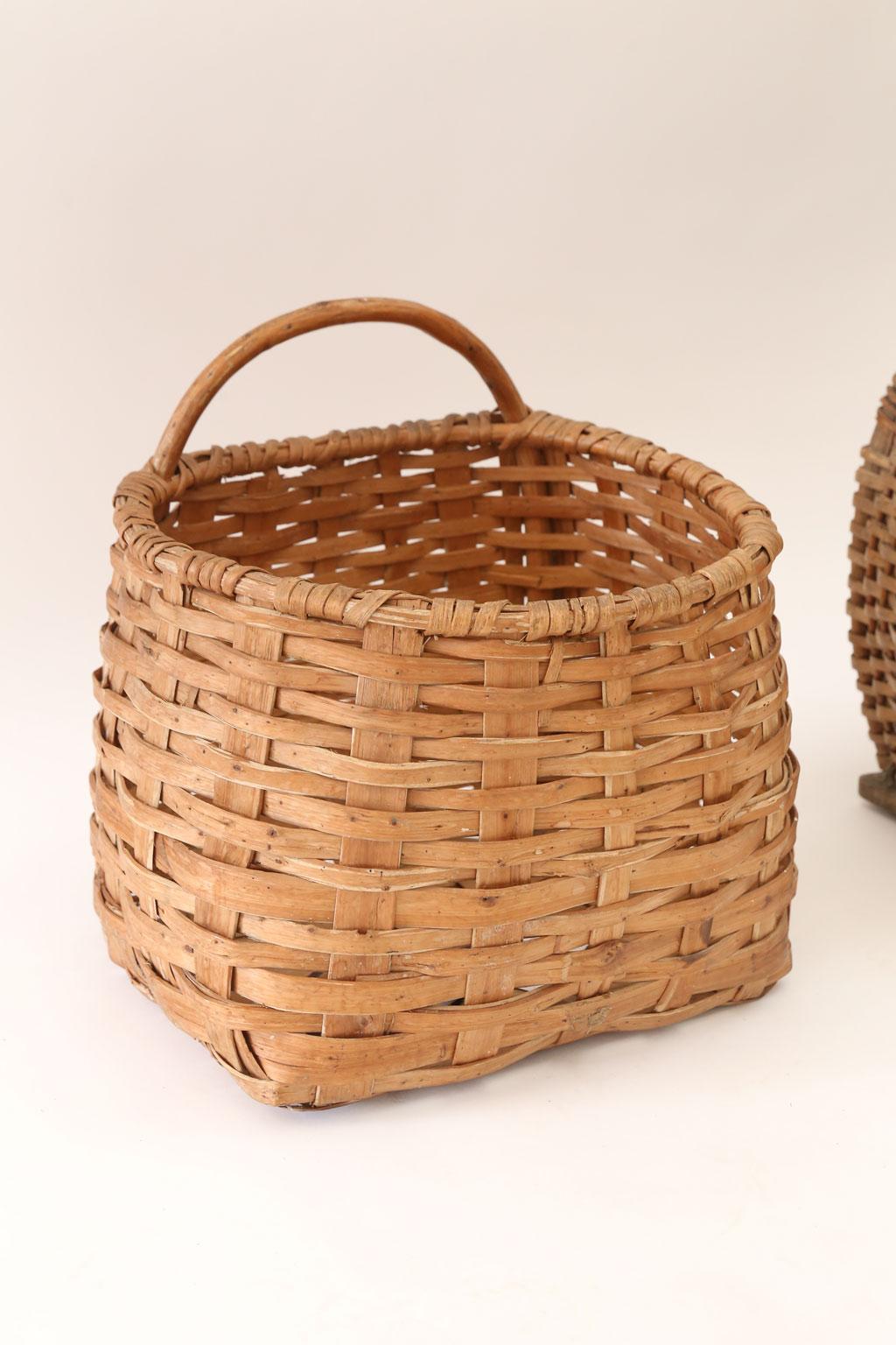 Folk Art Three Vintage Swedish Baskets