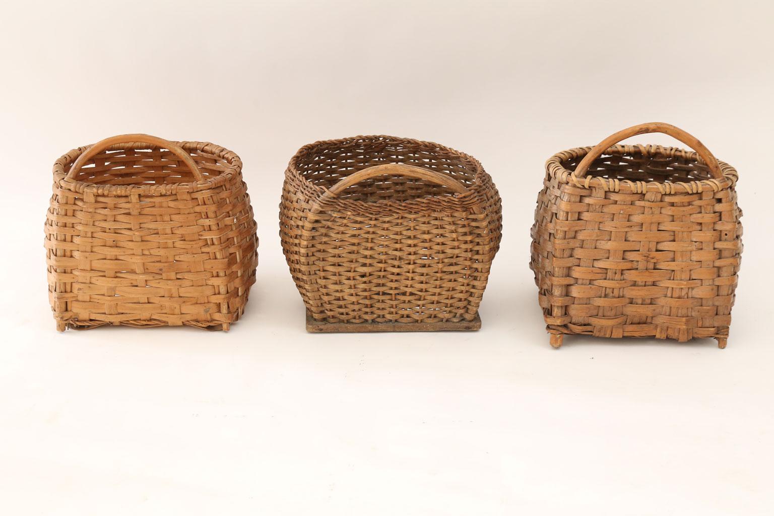 20th Century Three Vintage Swedish Baskets