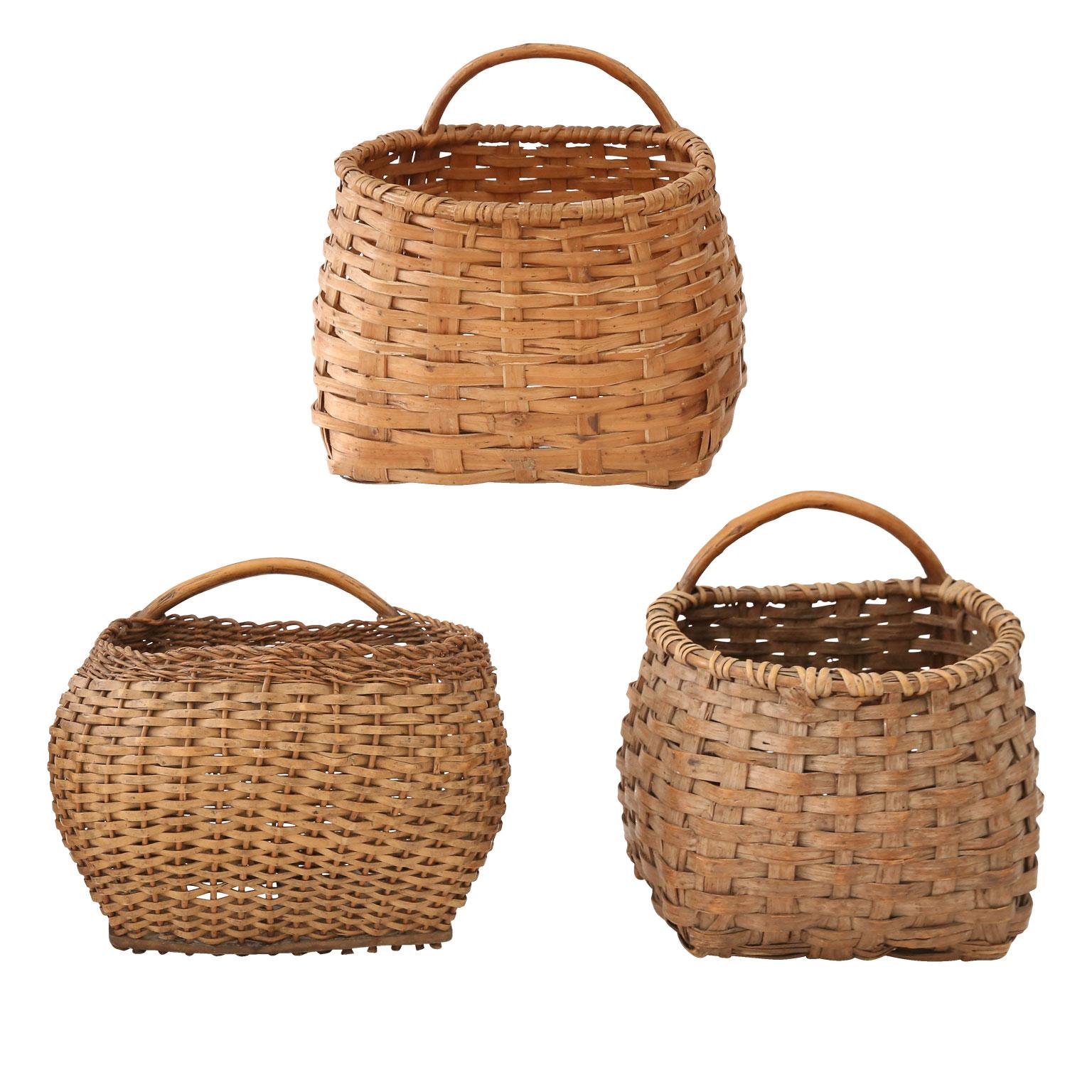Three Vintage Swedish Baskets