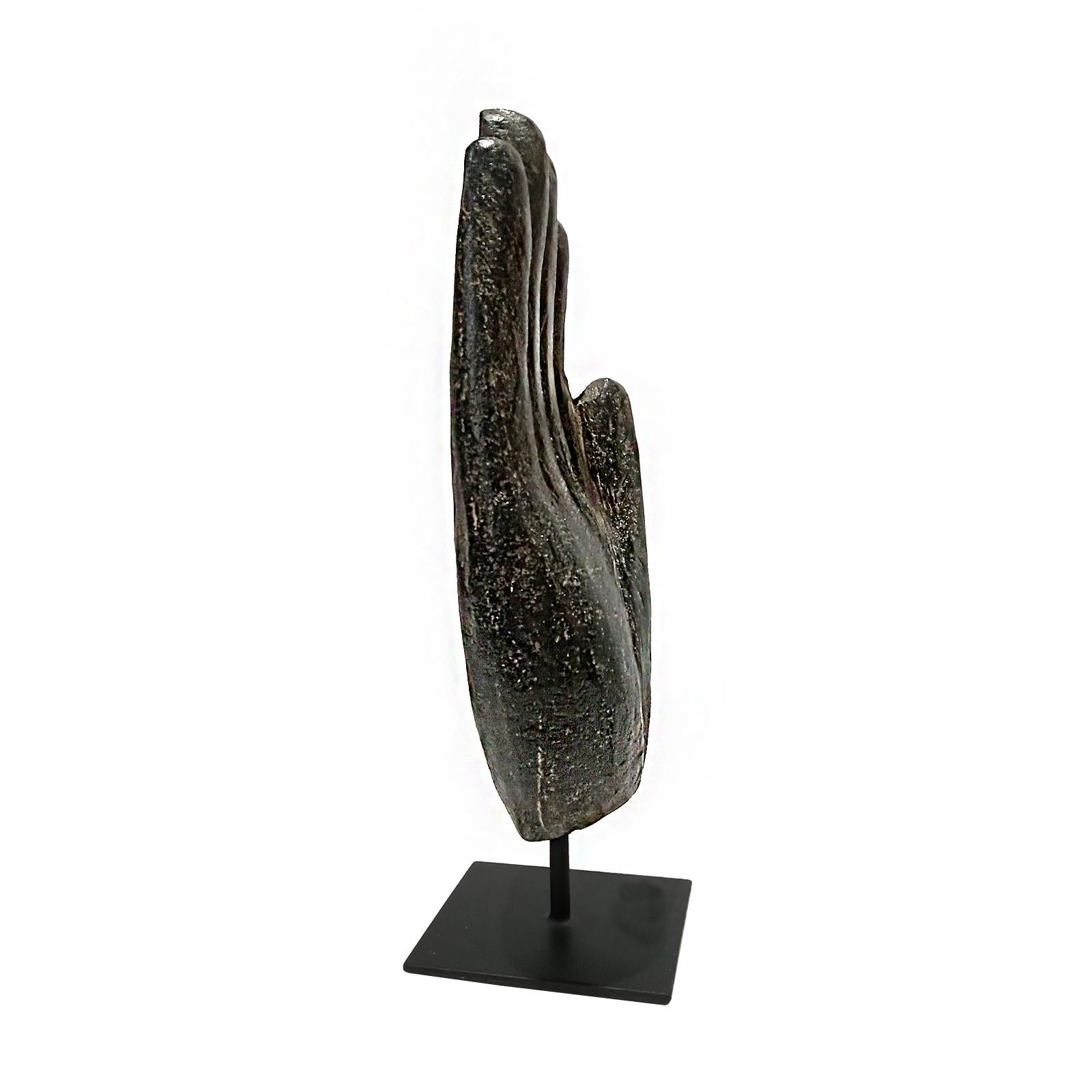 Three Volcanic Rock Hand Sculptures, Mid 20th Century For Sale 3