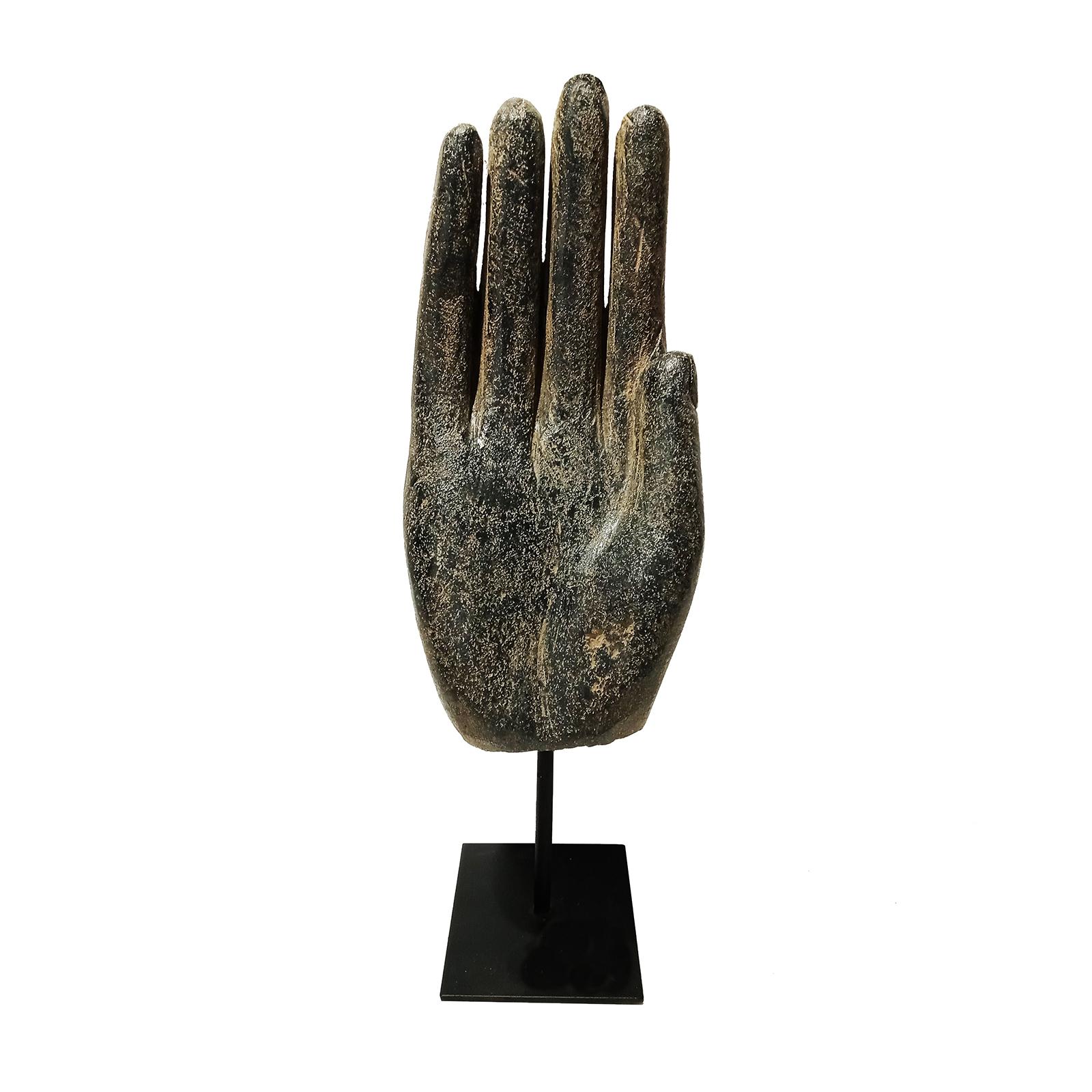 Other Three Volcanic Rock Hand Sculptures, Mid 20th Century For Sale