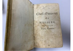 Three Volume Set Of Molière's Chef-d'oeuvres (Masterpieces) 1791