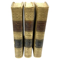Three Volume Set Of Molière's Chef-d'oeuvres (Masterpieces) 1791