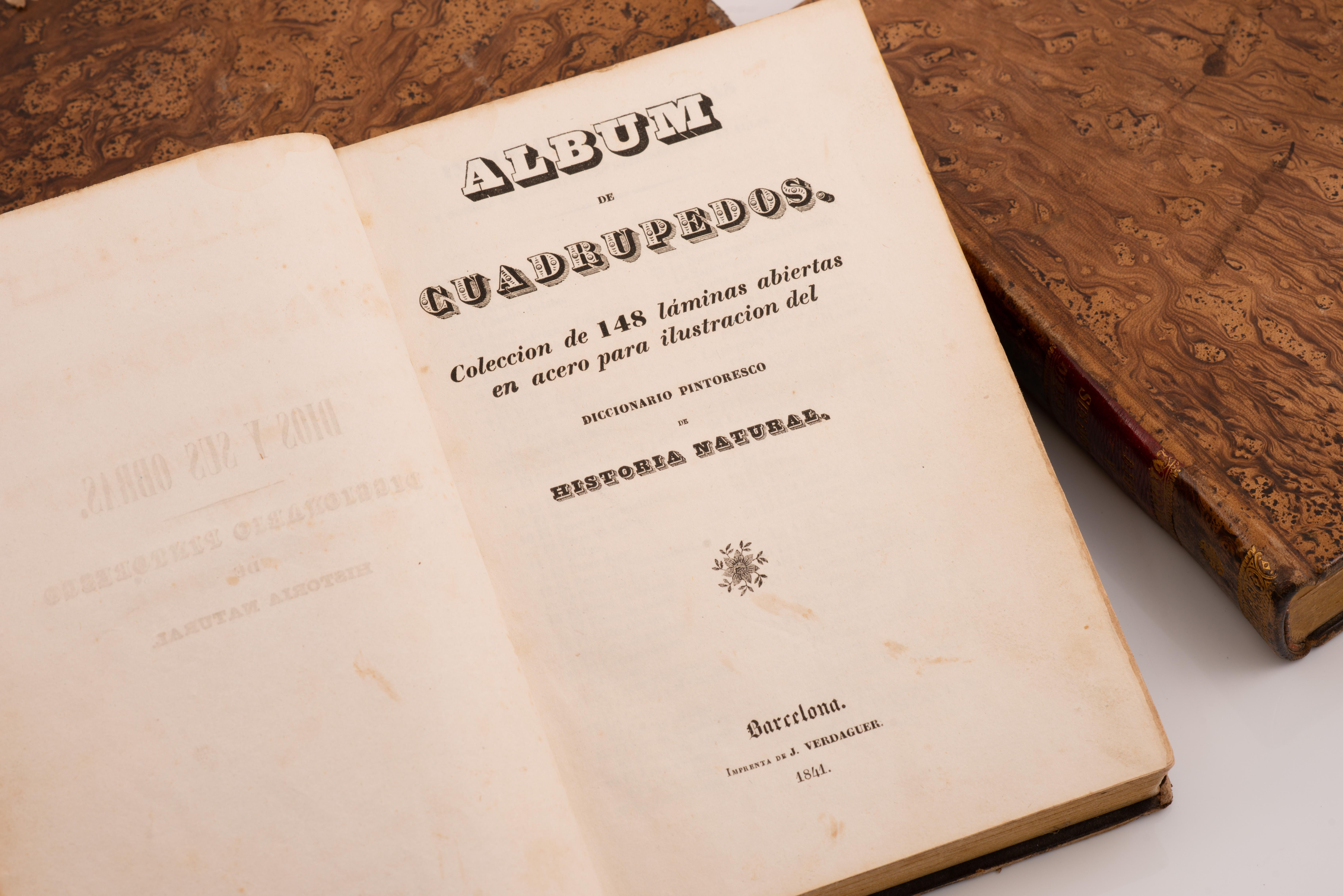 Three volumes, Dios y sus obras(…). Barcelona, J. Verdaguer, 1843 and 1841. For Sale 3