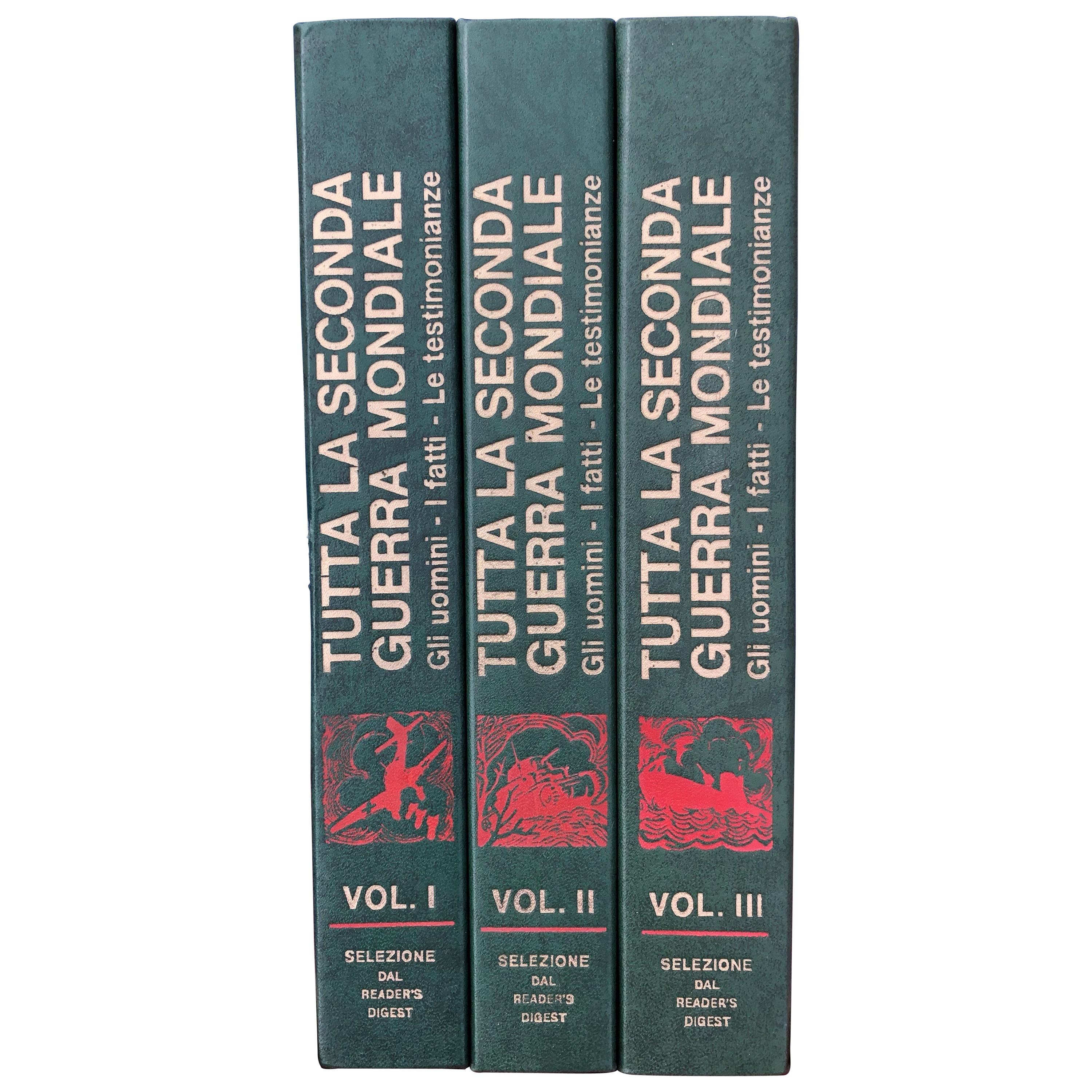Three Volumes "The Second World War" 1966 First Edition, Milan