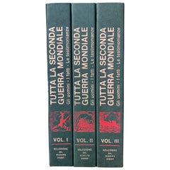 Three Volumes "The Second World War" 1966 First Edition, Milan