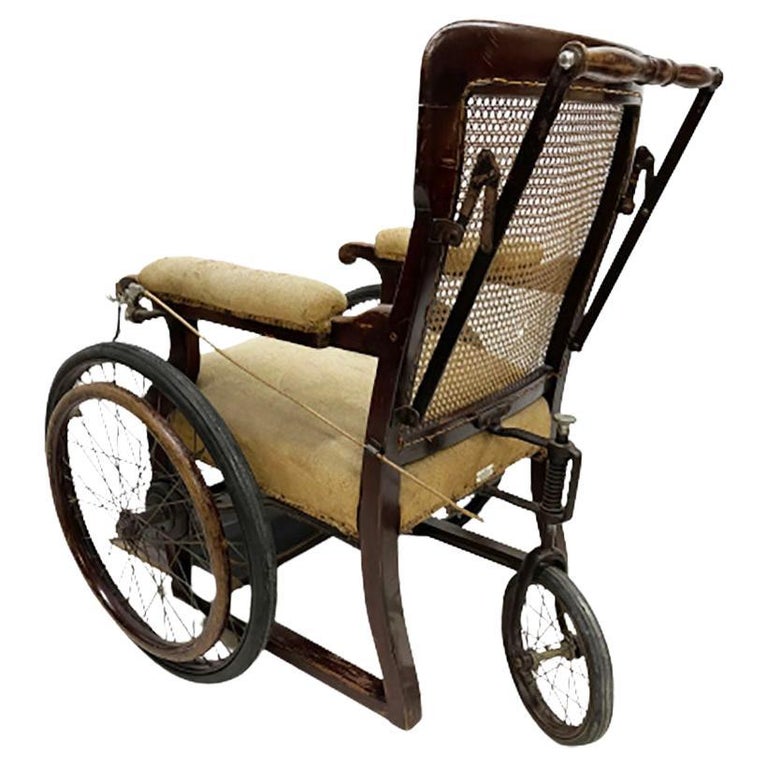 Three Wheeler Invalid Chair by John Carter, London, 1890s For Sale at