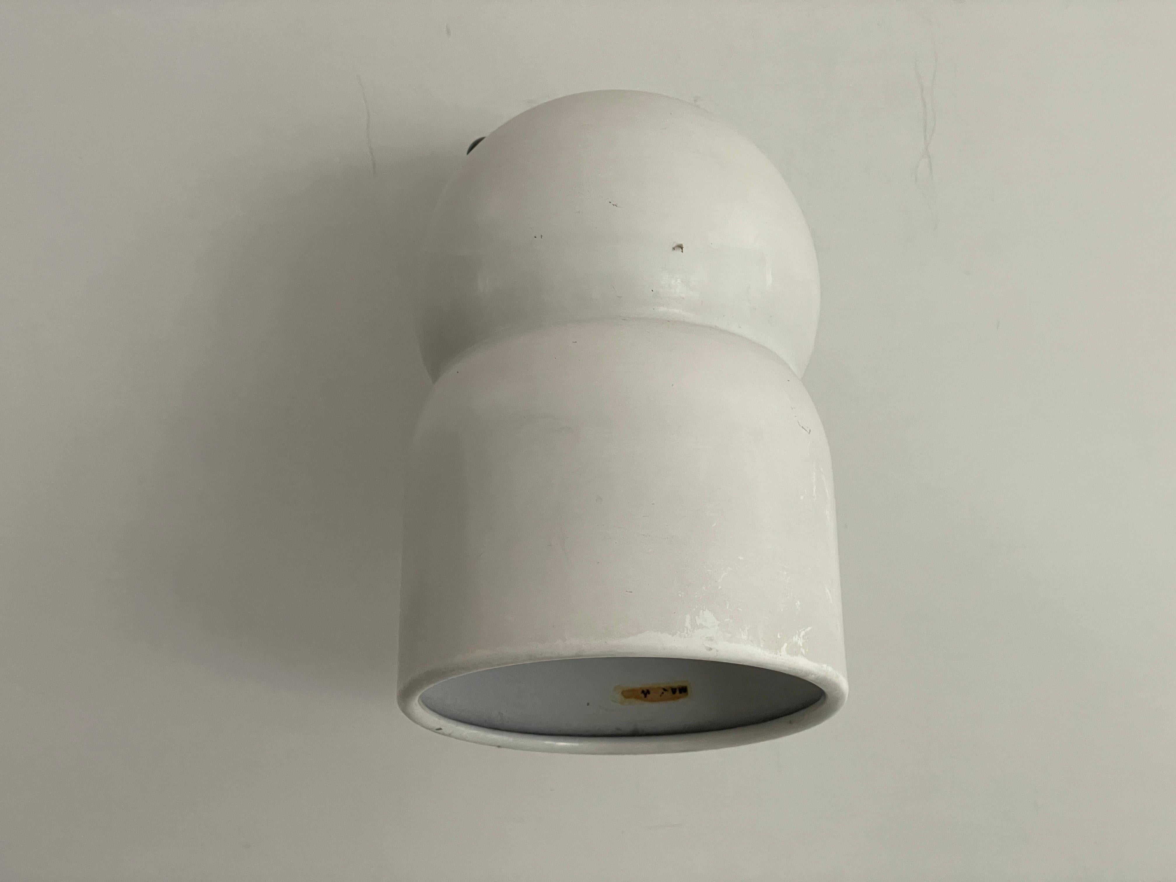 Drei Wandlampen aus weißem Metall von Martinelli Luce, 1960er Jahre, Italien im Angebot 2
