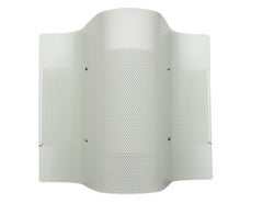 Drei Wandtafeln aus weißem Metall von Börge Lindau & Bo Lindekrantz für Zero, 1990