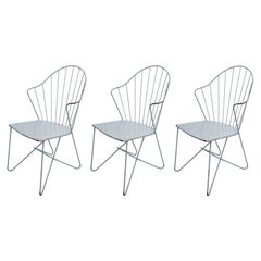 Used Three Wire Chairs 'Auersperg' Sonett, Karl Fostel, Austria, 1950
