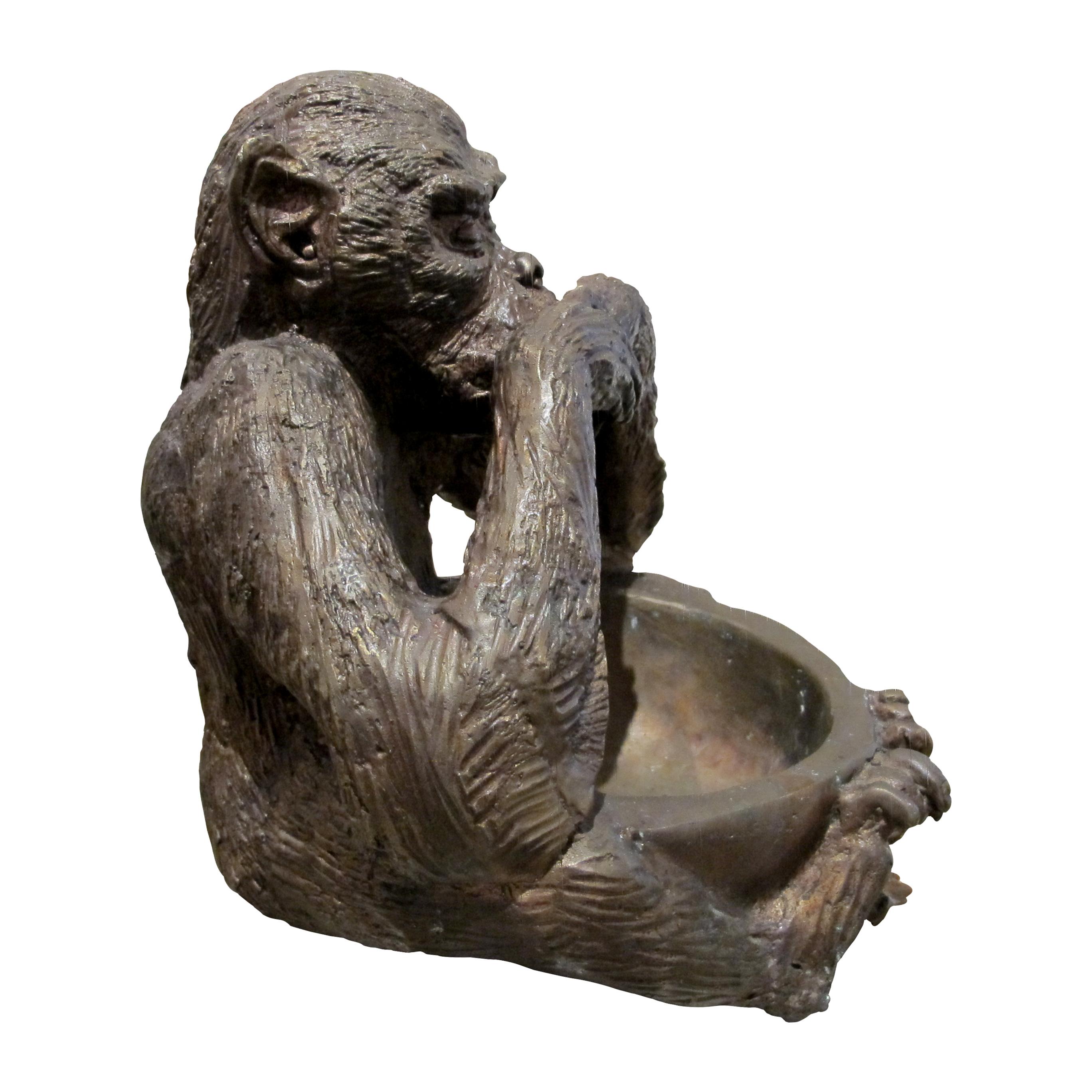 Three Wise Monkeys Bronze Sculptures “See No Evil, Hear No Evil, Speak No Evil” For Sale 5