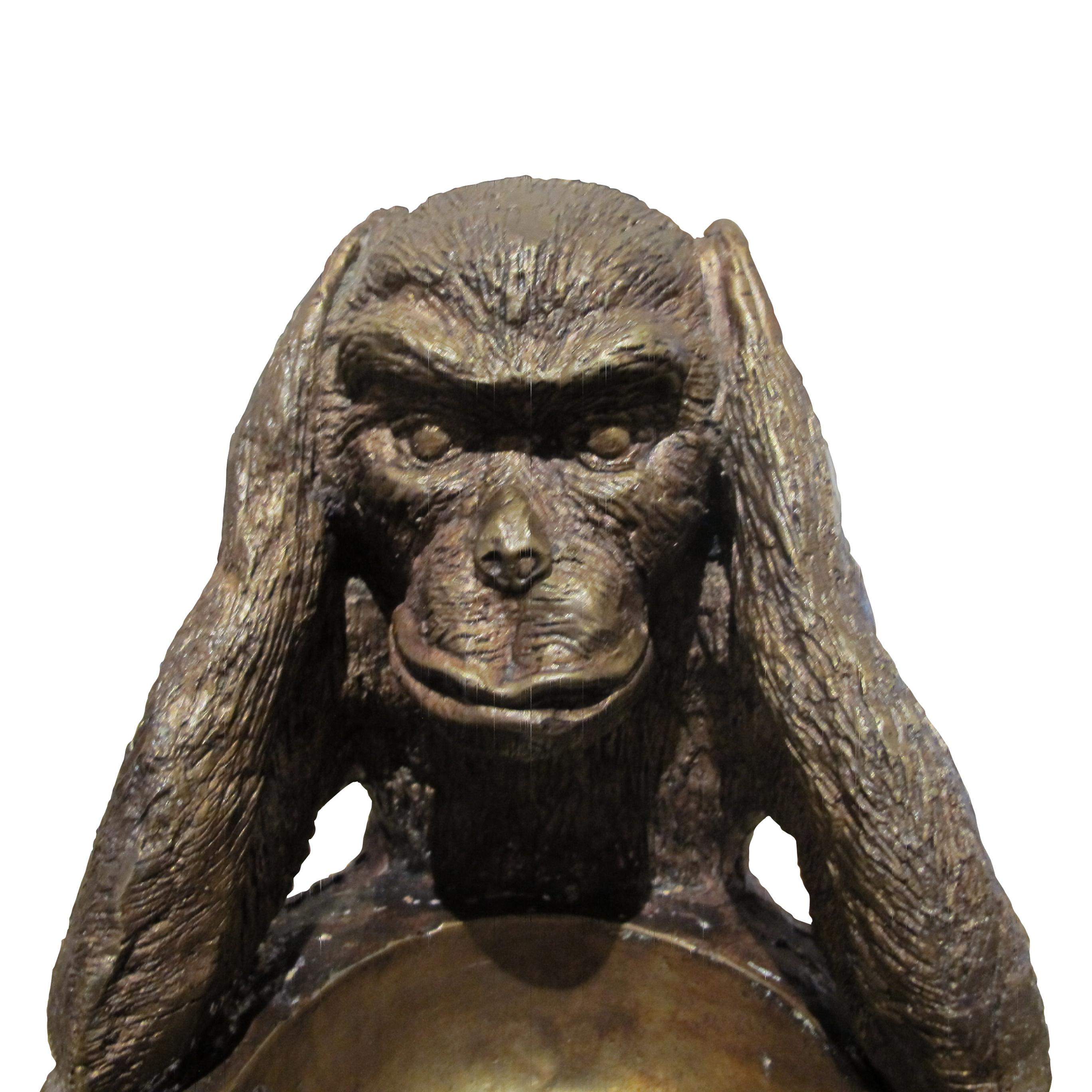 Three Wise Monkeys Bronze Sculptures “See No Evil, Hear No Evil, Speak No Evil” For Sale 8