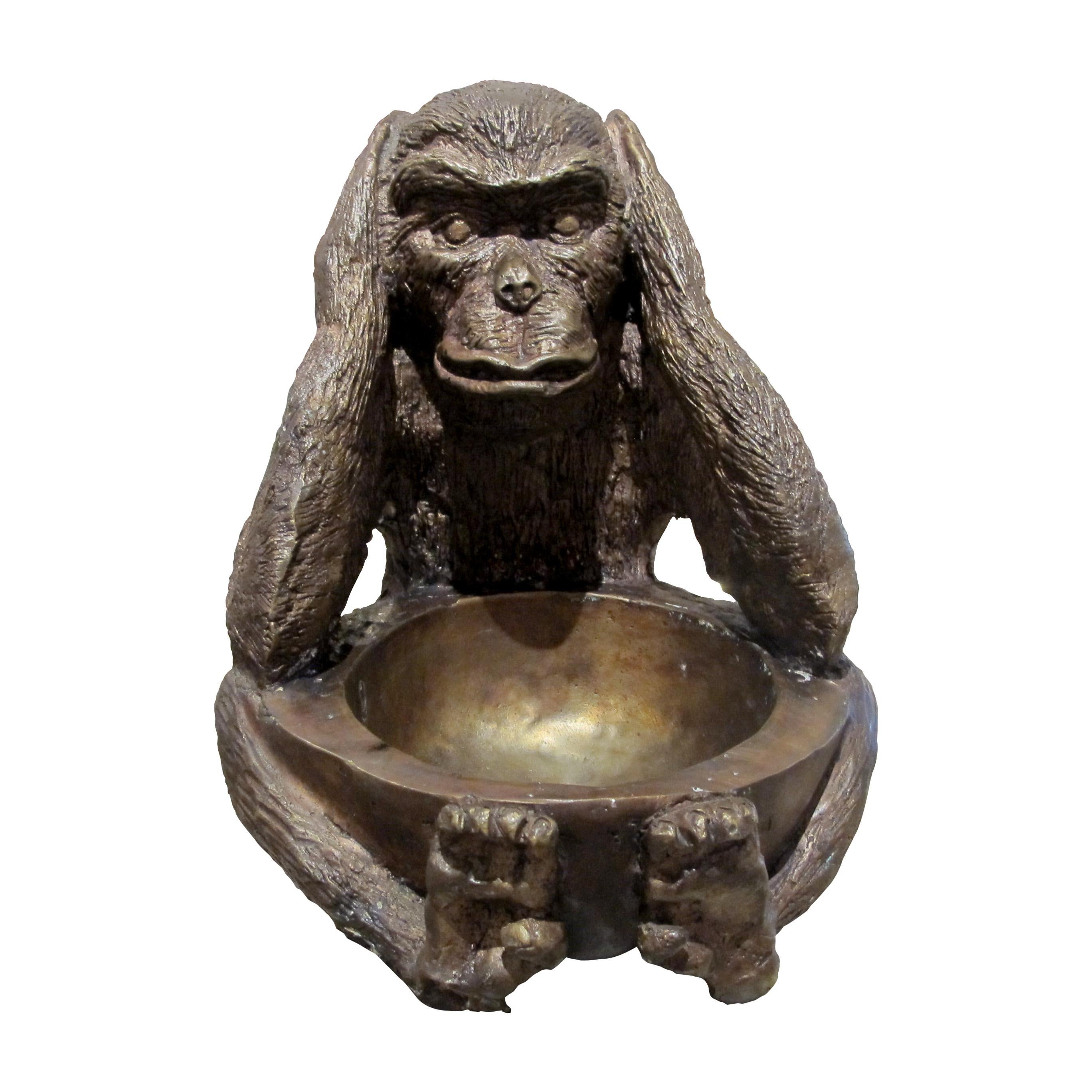 Three Wise Monkeys Bronze Sculptures “See No Evil, Hear No Evil, Speak No Evil” For Sale 2