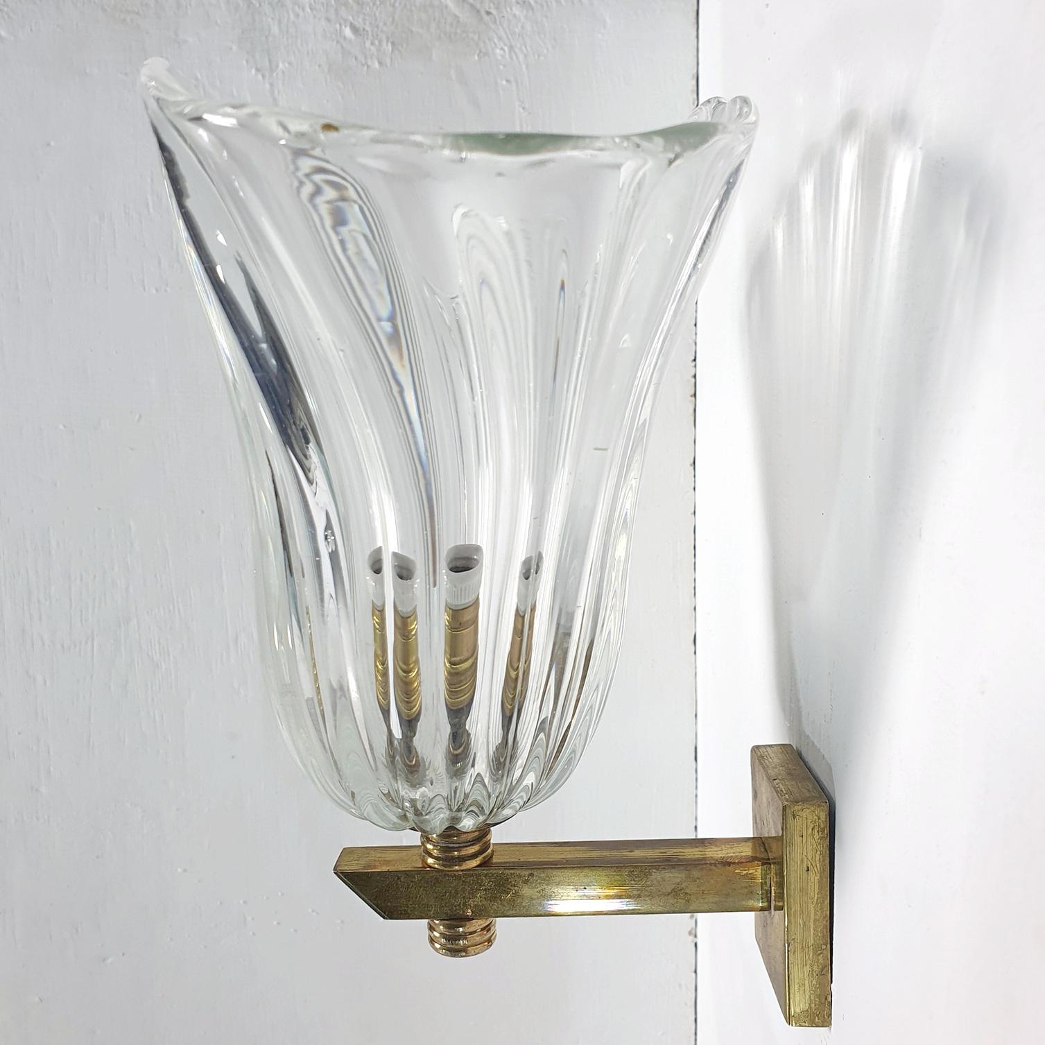 20th Century Midcentury Wall Sconce by Seguso Italy